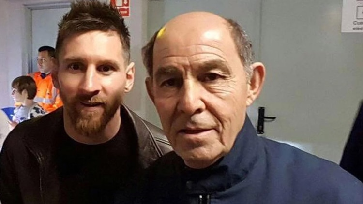 Ricardo Bochini felicitò a Lionel Messi