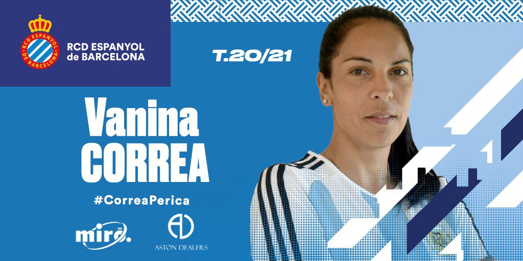 Vanina Correa jugará en Espanyol