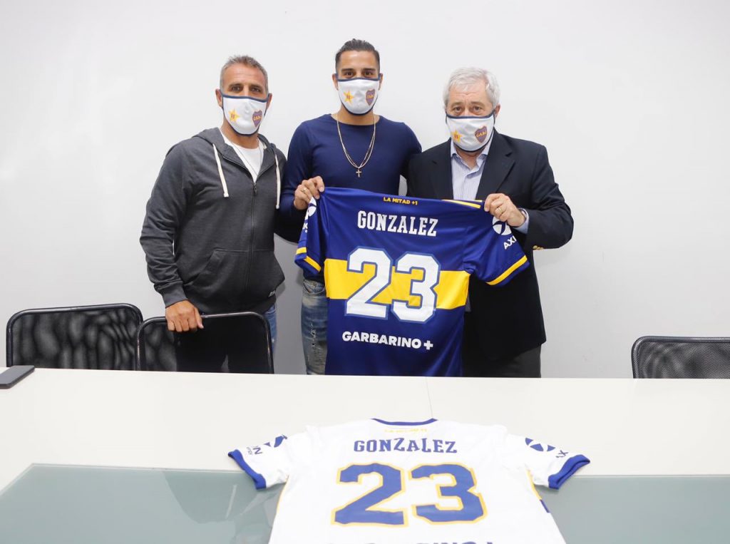 Diego González firmó con Boca