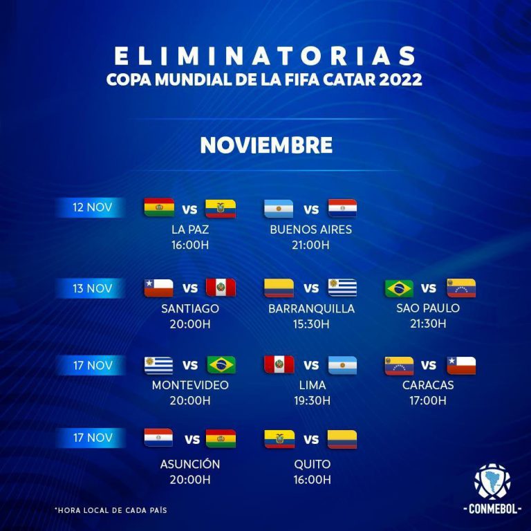 Confirmados los horarios de los próximos partidos de Argentina en