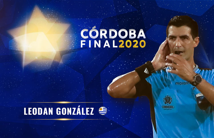 ´Leodán González dirigirá la final de la Copa Sudamericana