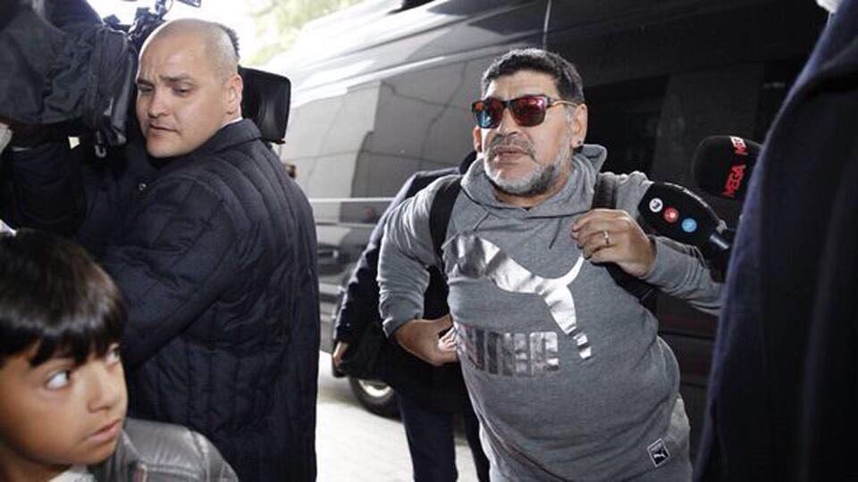 Diego Maradona y Benjamín